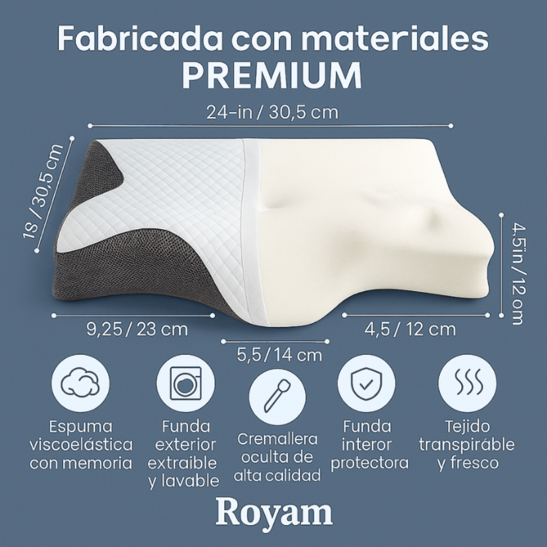 Royam™️ - Almohada Ergonómica