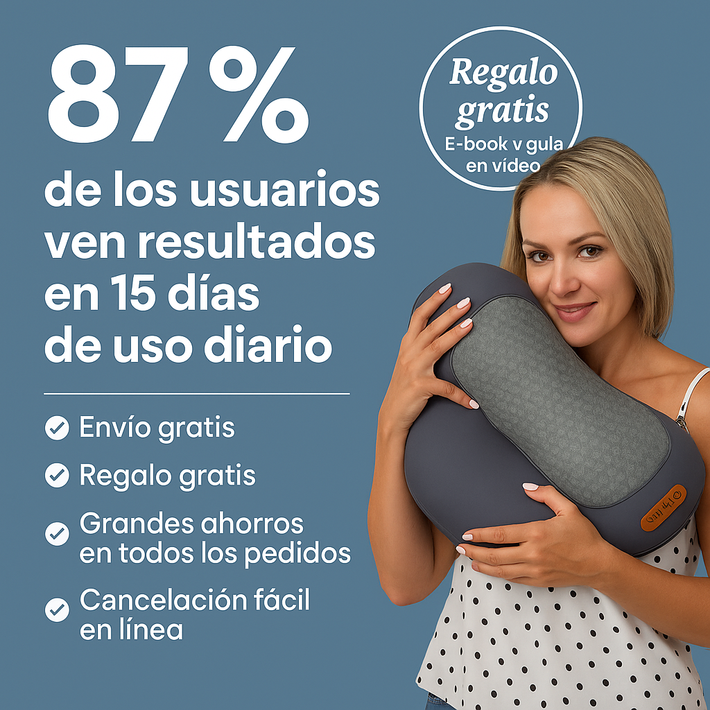 Almohada Cervical de Cuello 3 en 1